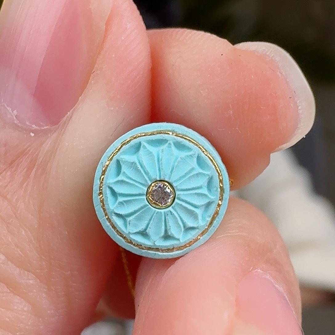 绿松石珠宝奇石未镶嵌