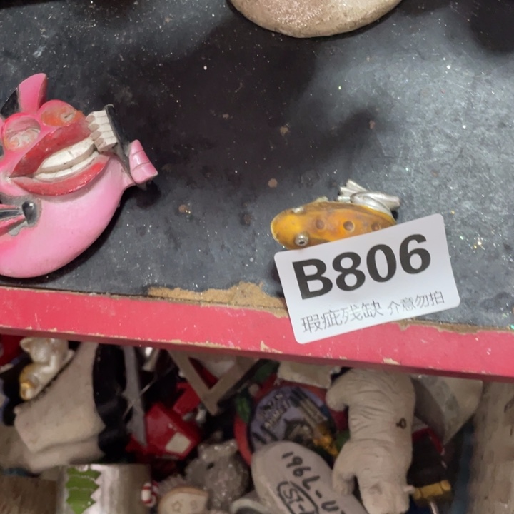 七***侠摆件孤品老货微瑕瓷