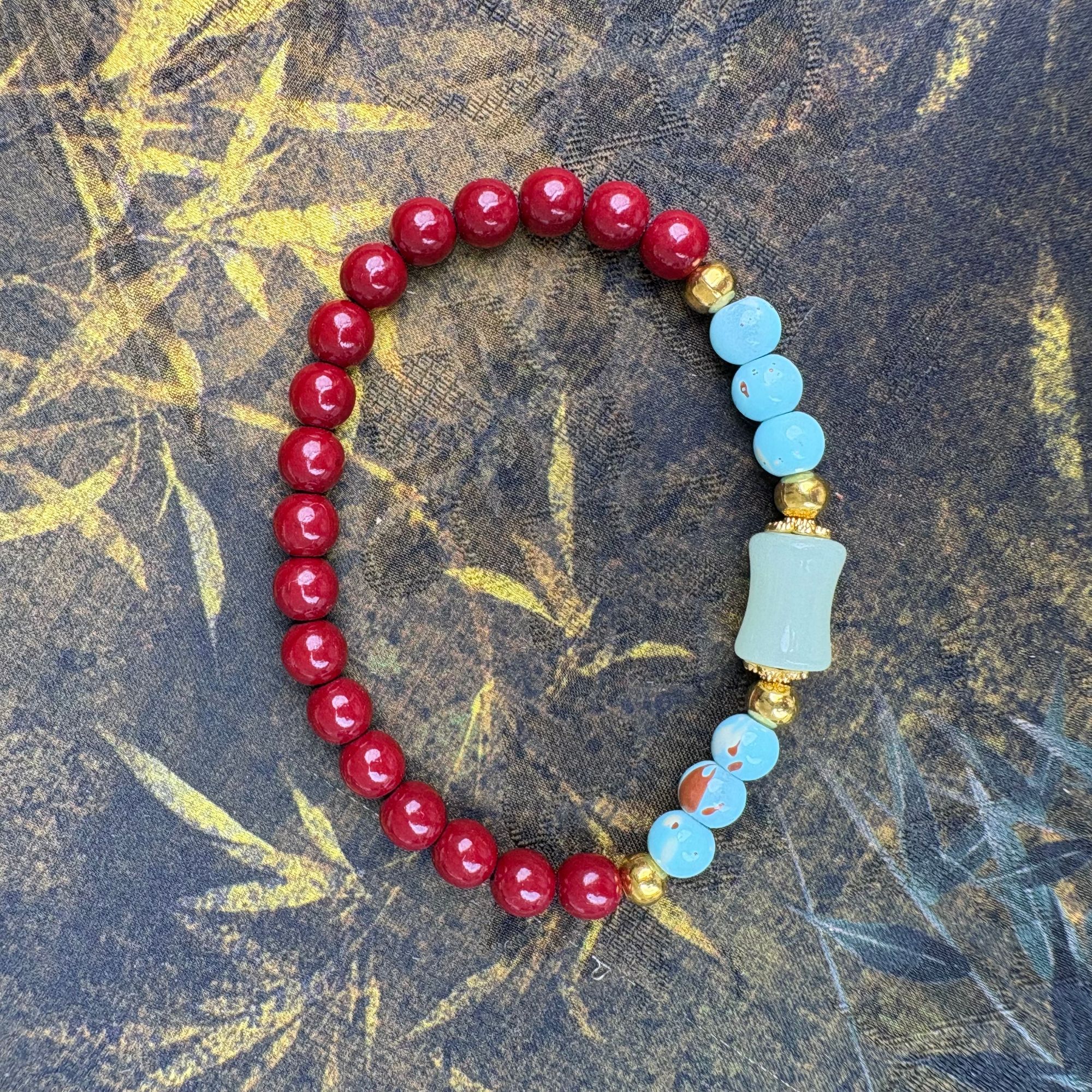 含辰砂工艺品朱砂手串J0047无礼盒