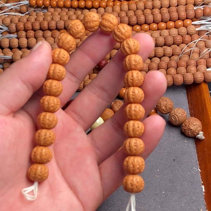 猴头核桃手串八棱