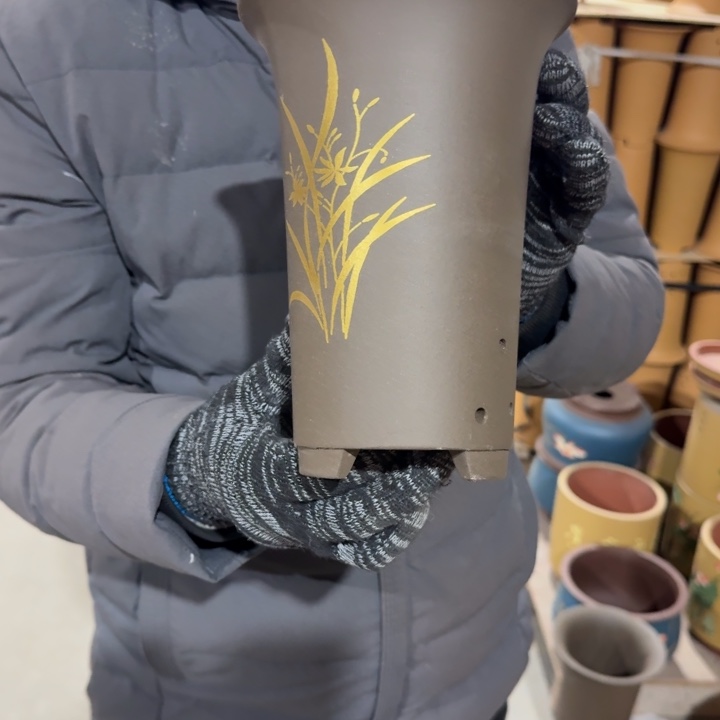 紫砂花盆破损补发