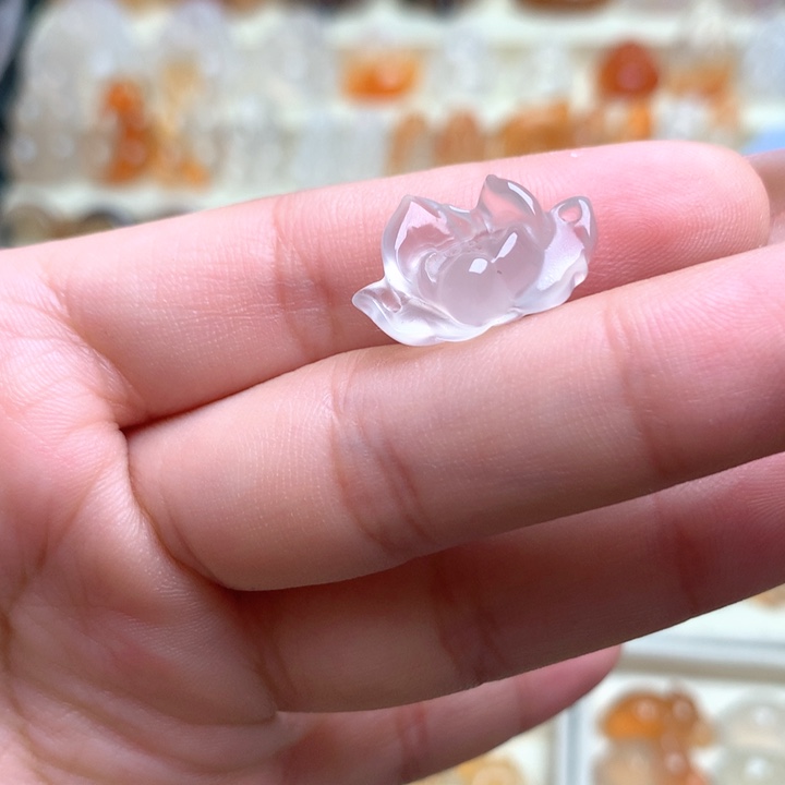 玛瑙/玉髓未镶嵌玛瑙莲花