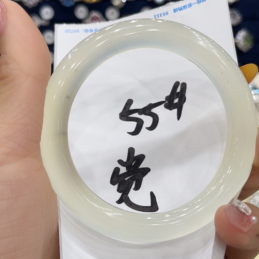 岫玉银S925镶嵌手链觉*酱手镯