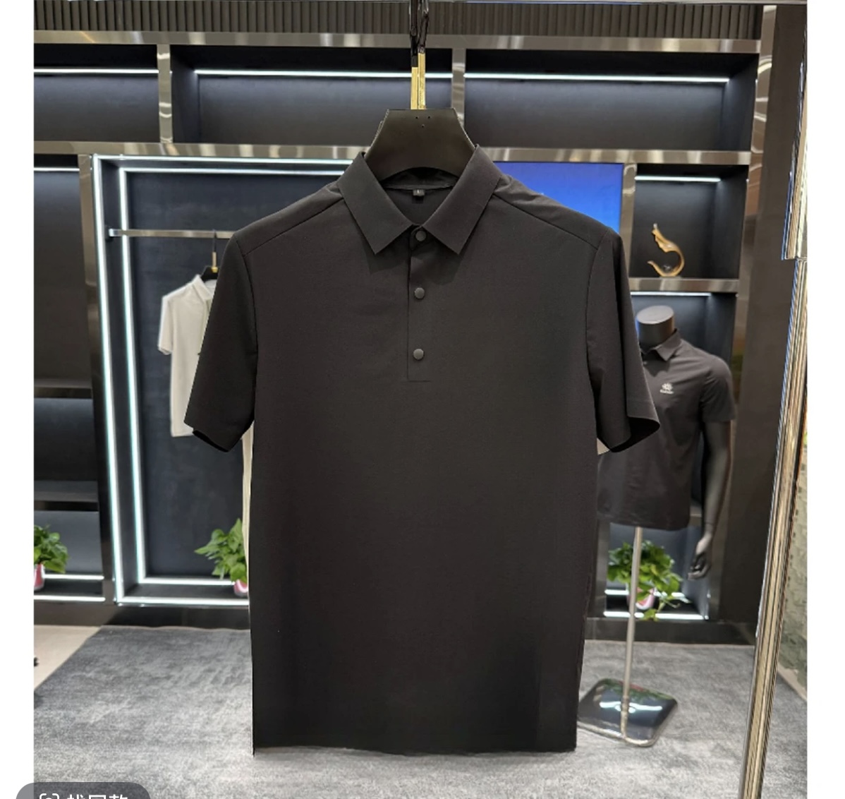 2025(太阳7版)7.1高品质男士纯色翻领修身短袖 Polo衫春夏