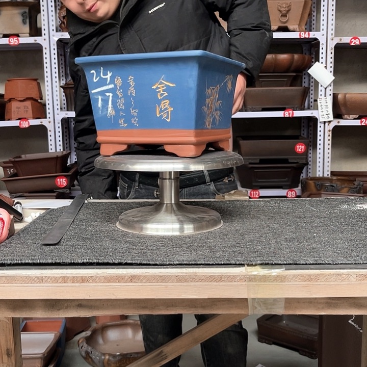 紫砂花盆紫砂等传统