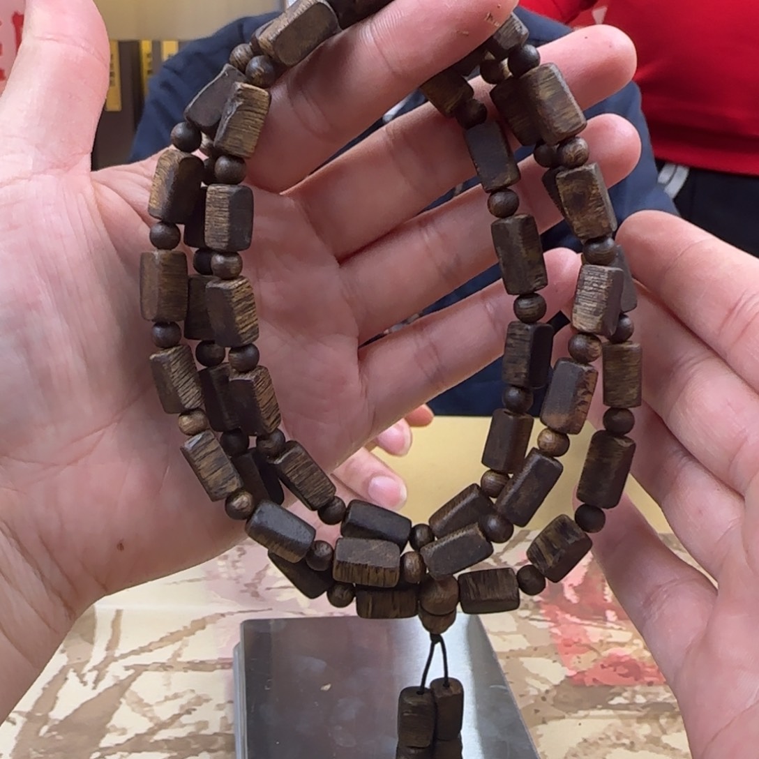 沉香手串绿棋张勺子多样性发货1条22克