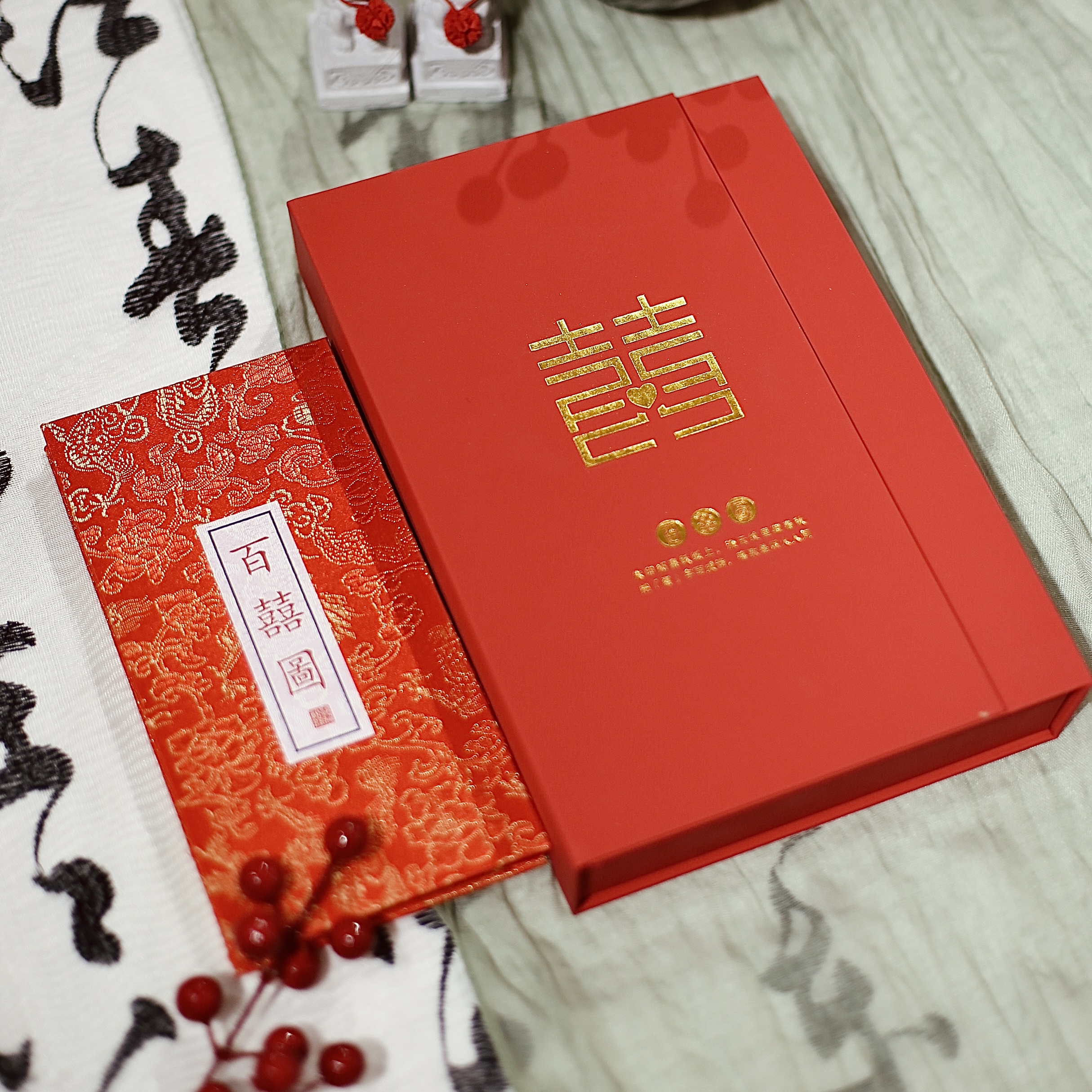 【5.6米超长通关文牒百喜图】真的能盖100个喜！