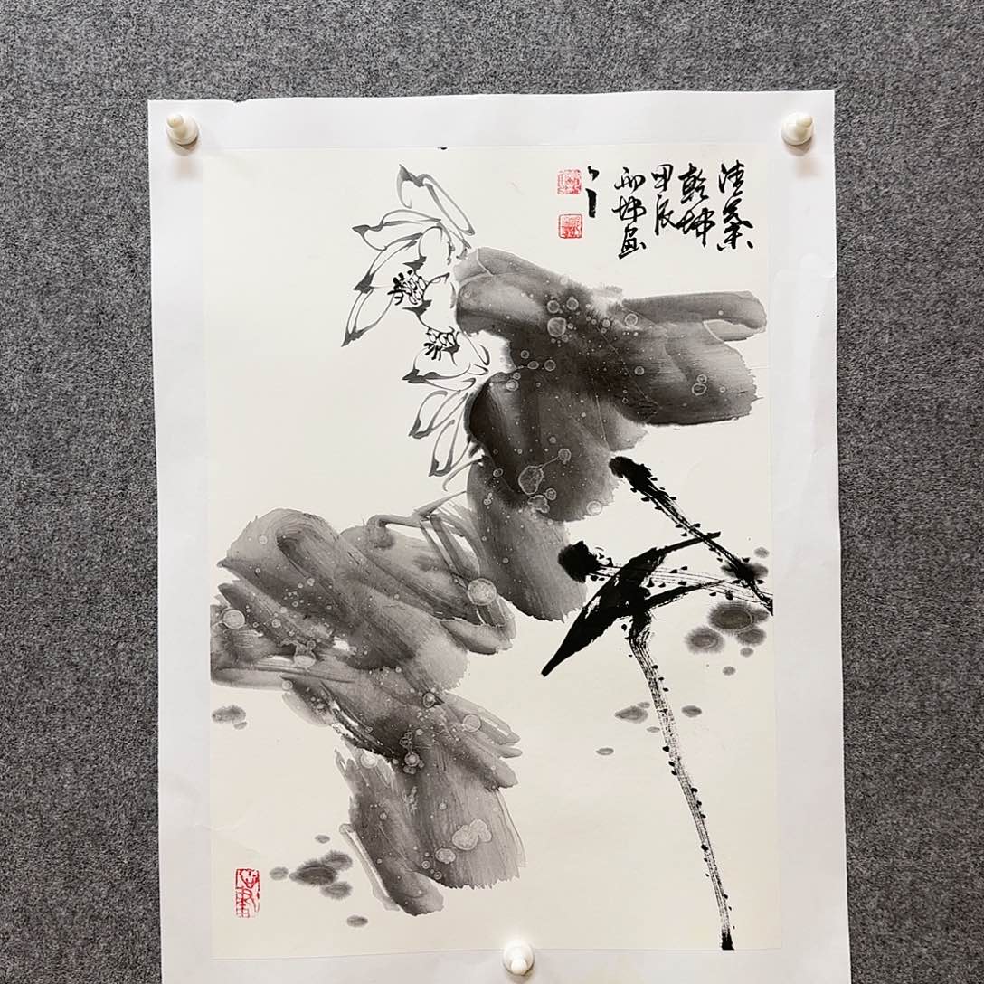 国画邢坤老师手绘作品