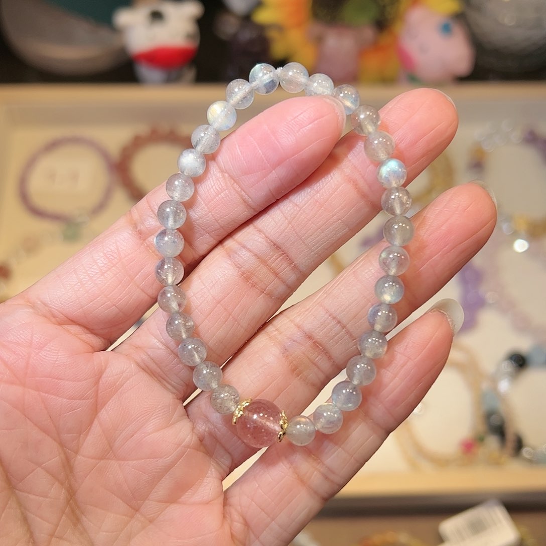 水晶手链未镶嵌月光