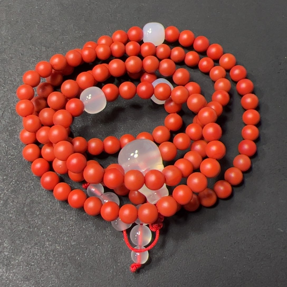 南红玛瑙珠子未镶嵌（****虾