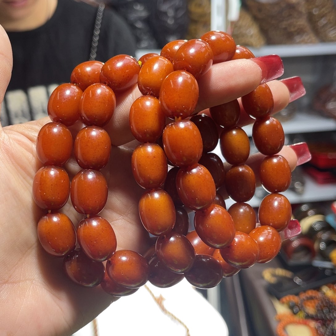 琥珀手链未镶嵌琥珀蜜蜡03