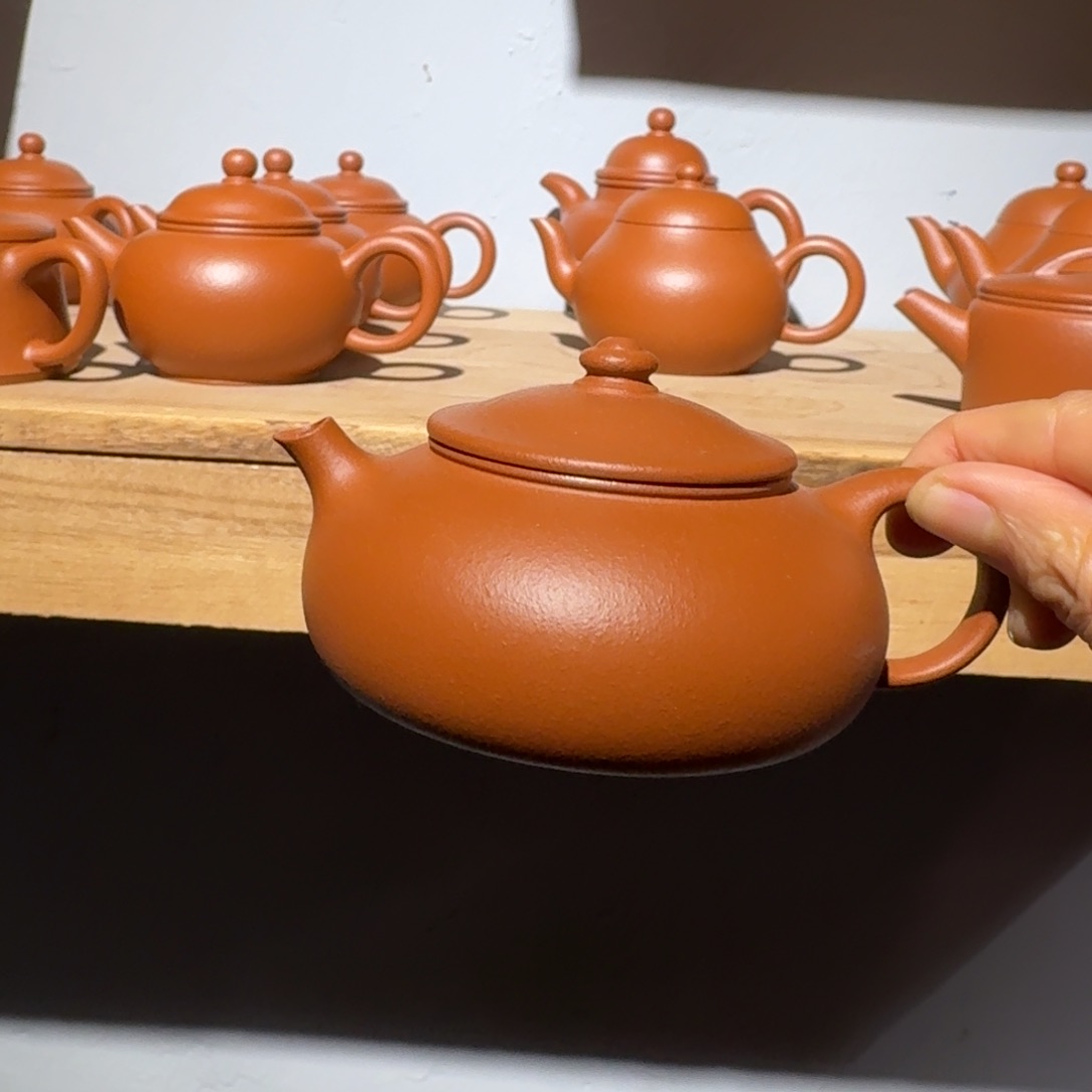 朱泥茶壶130毫升左右