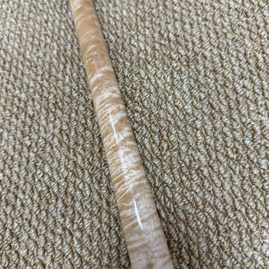 福杆 虎纹枫素面 两段氏皮把 前节可挑