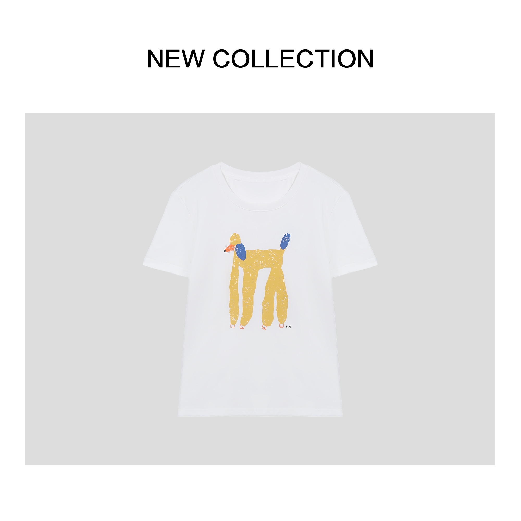 【艺菲专属】新款清新可爱卡通 T 恤 T1528052