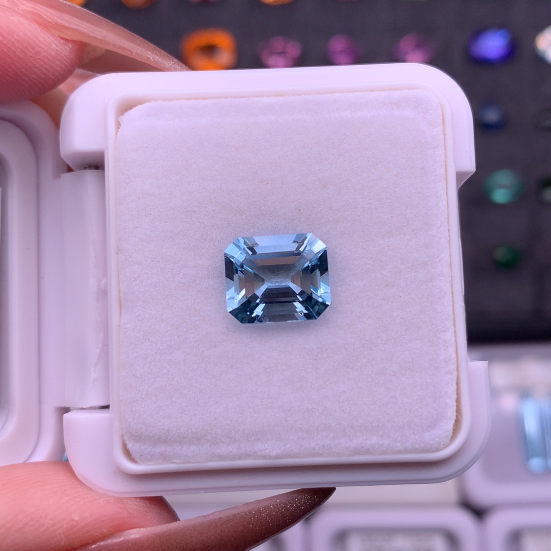 海蓝宝石裸石未镶嵌2.81ct圣玛利亚吉尔德