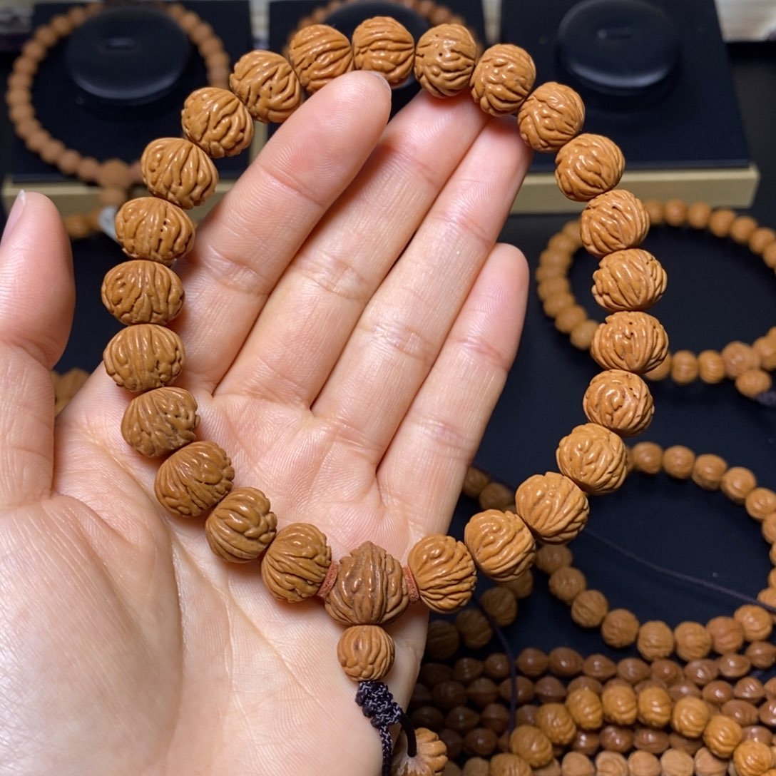 呱***次手串桃核秦岭文玩桃核手持