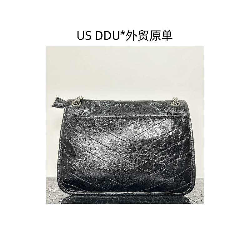 Y流浪小号黑色单肩斜挎包niki22/H001