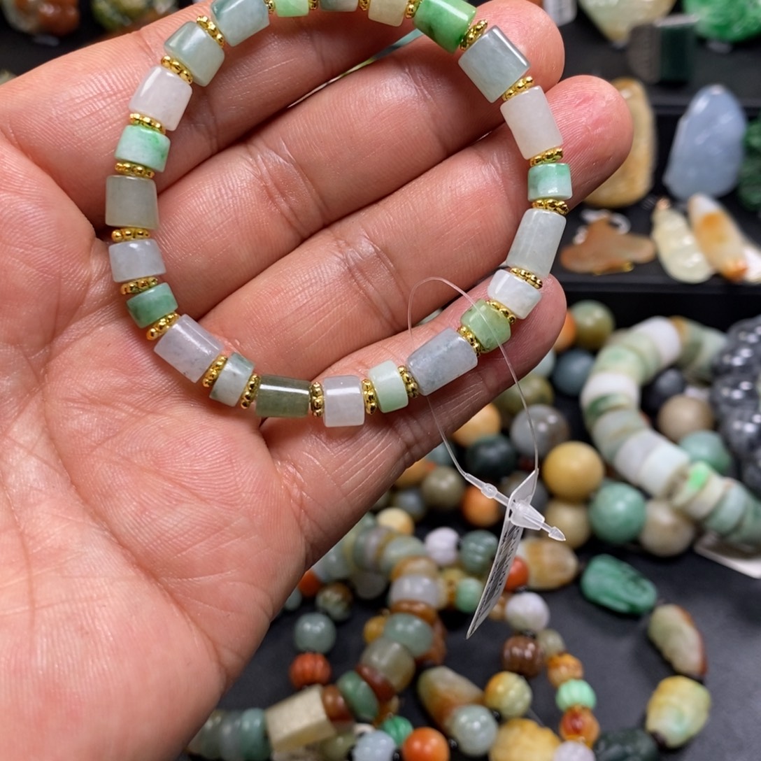 翡翠未镶嵌手串特价