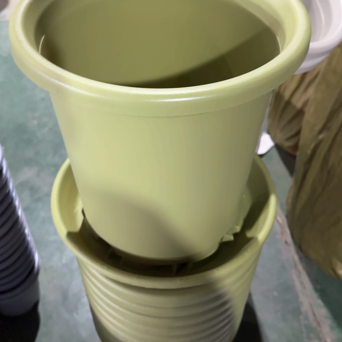 树脂四季盆7#无拖果绿微瑕6