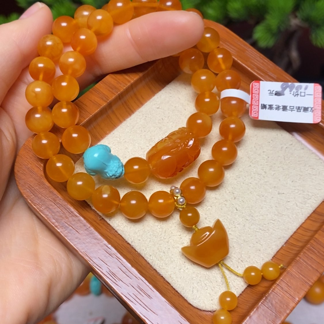 【闪购商品】未镶嵌蜜蜡手链手串