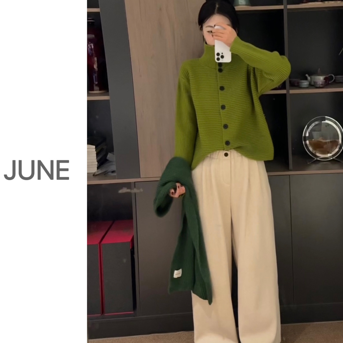 复古高领针织加厚宽松慵懒显瘦高级感百搭毛衣