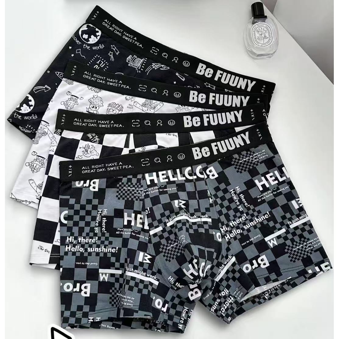 330043青少年柔软舒适男内裤贩卖有趣