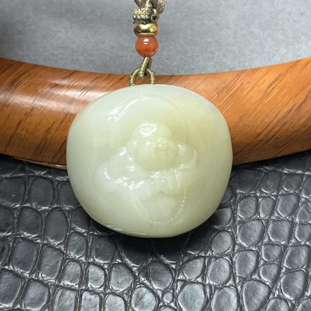 特价秒杀 天然和田玉佛公吊坠