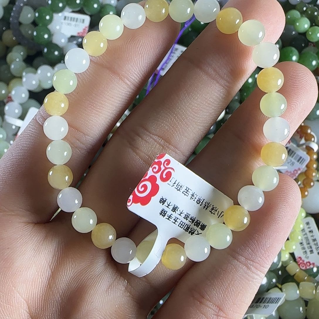 和田玉手链未镶嵌62