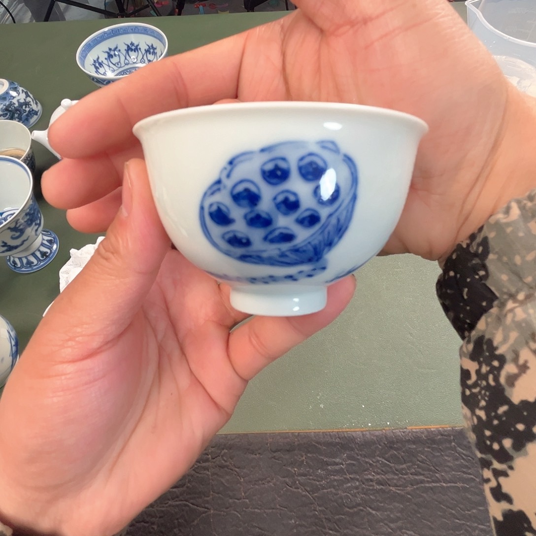 杯青花瓷器青花瓷器