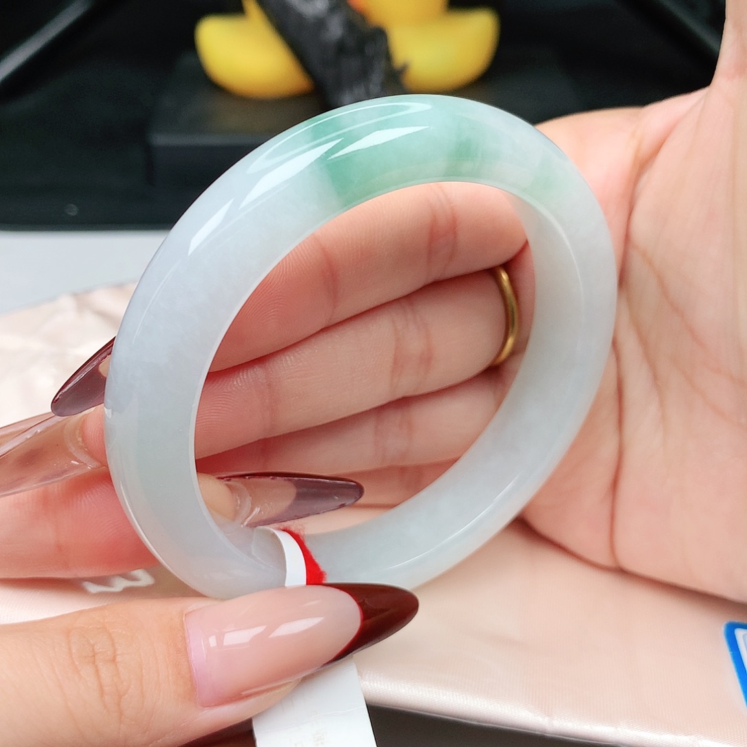 未镶嵌手镯翡翠57-58圈口