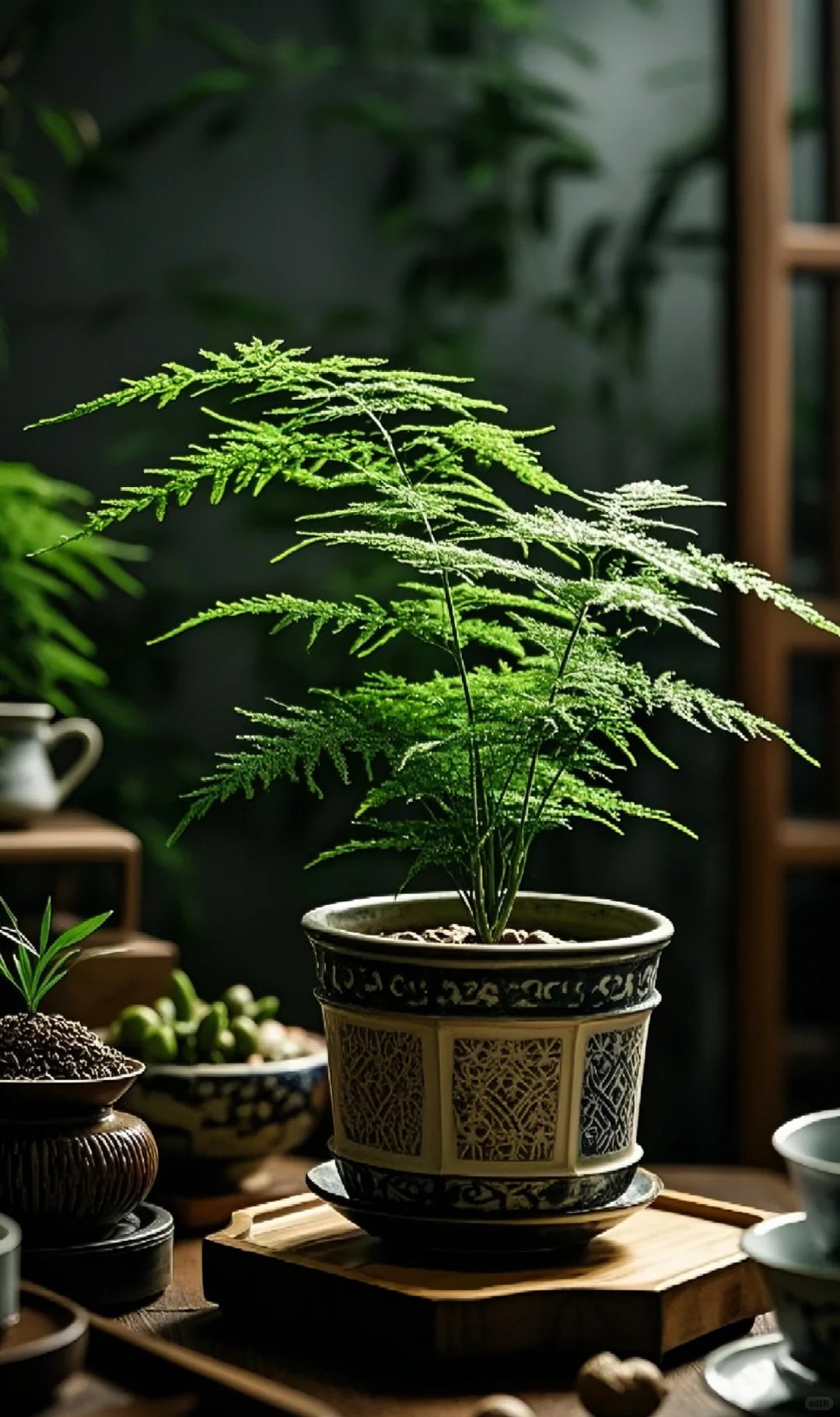 【文竹】庭院阳台地栽盆室内室外南北方爆花机器多年