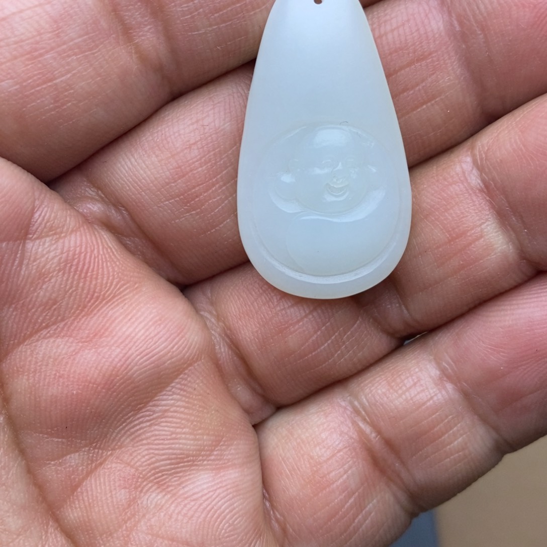 和田玉（糖玉）颈饰未镶嵌