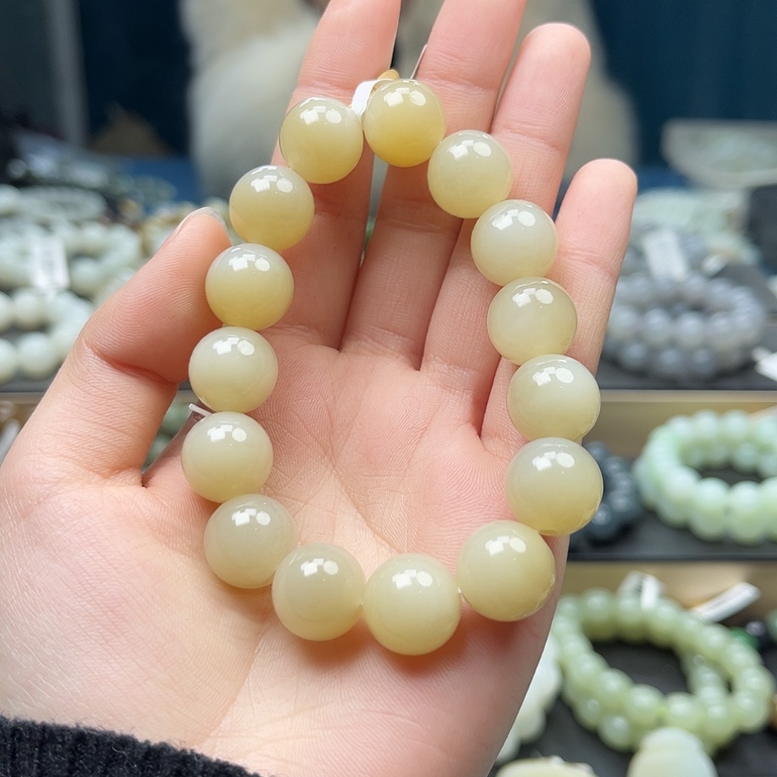 和田玉手链未镶嵌