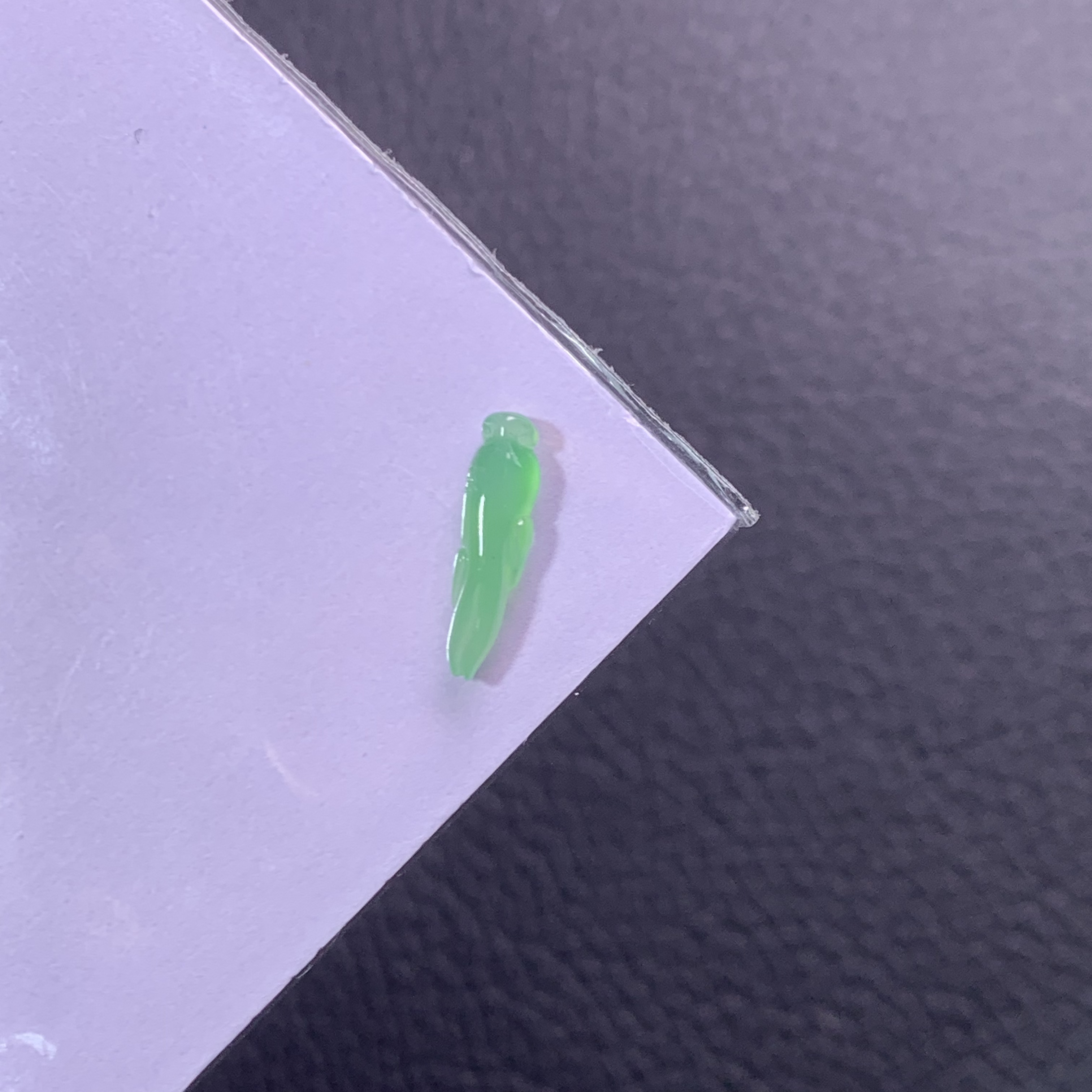 天然A货翡翠绿人参