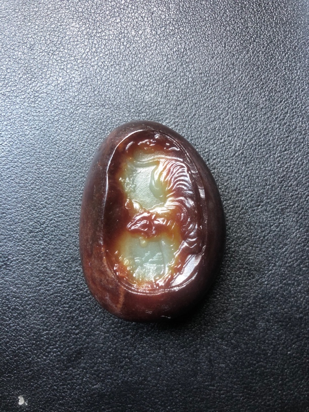 天然和田玉佛公吊坠