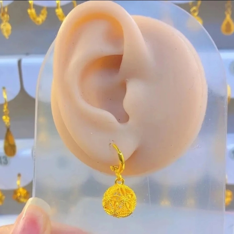 钛钢耳饰 【花丝绣球耳扣】时尚，百搭耳环