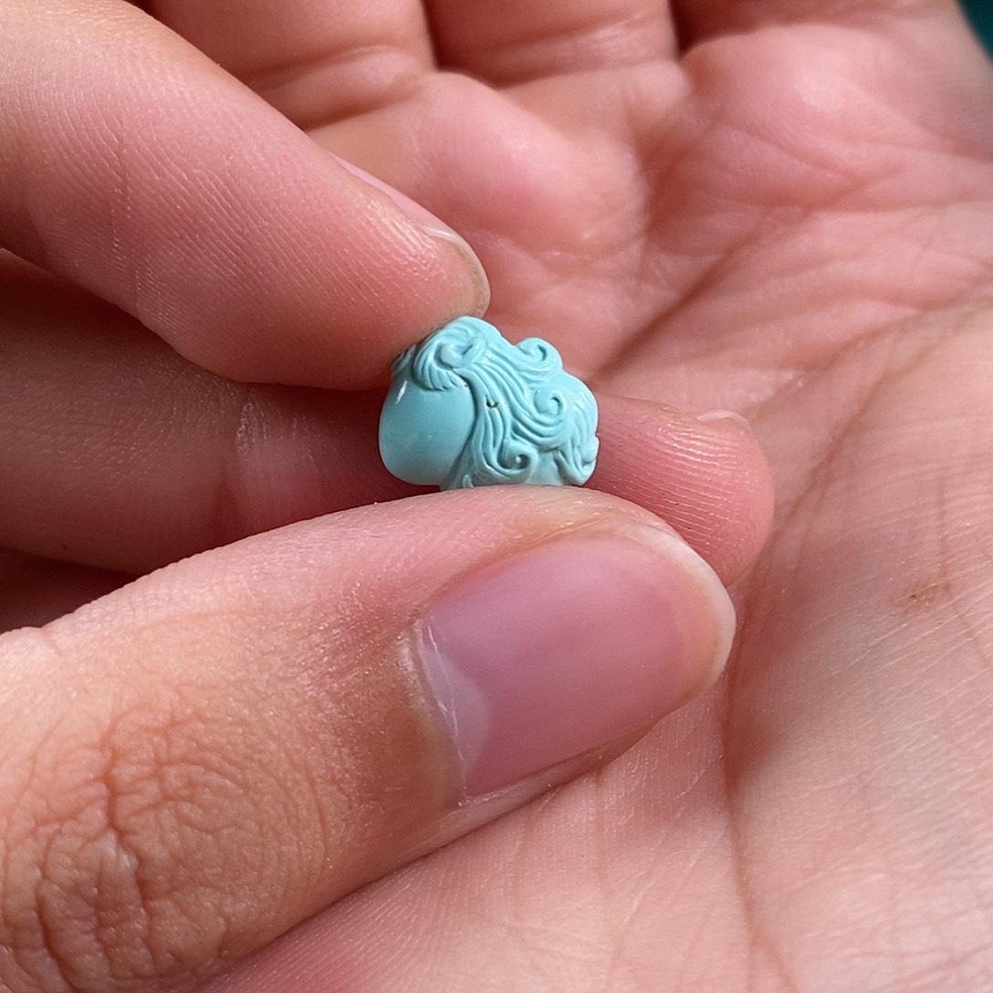 绿松石珠宝奇石未镶嵌