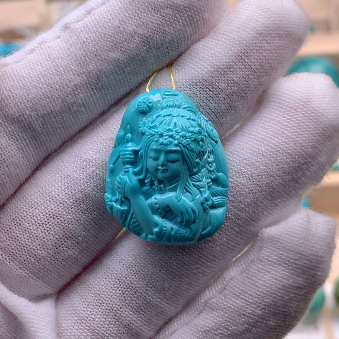 未镶嵌绿松石珠宝奇石