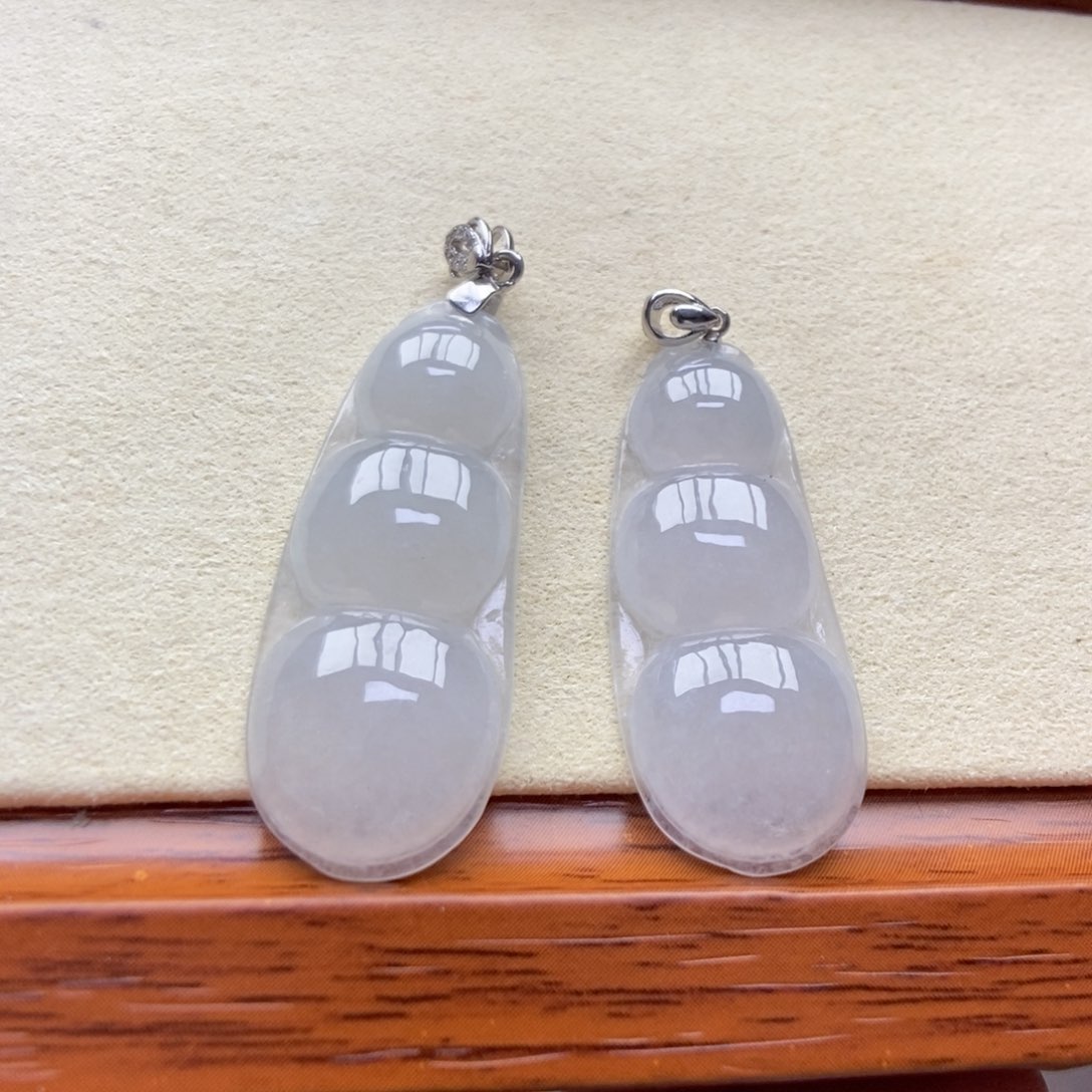 翡翠颈饰银S925镶嵌吊坠多样性发货发其一