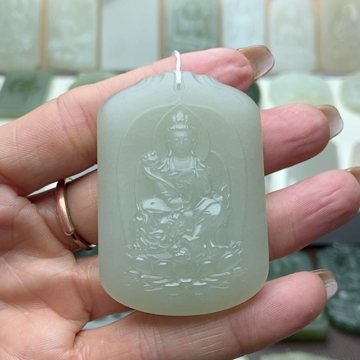 和田玉颈饰未镶嵌老*