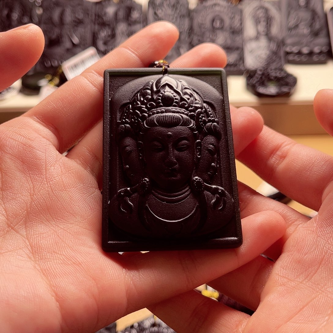 天然缅料A货三面佛A232