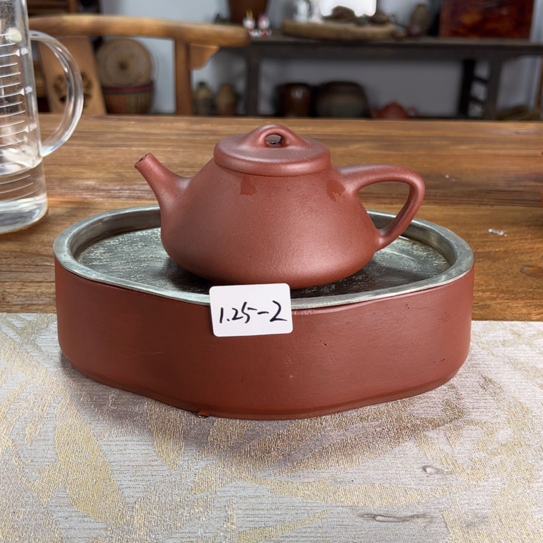 紫砂茶壶微瑕1.25-2 底槽清 石瓢 160