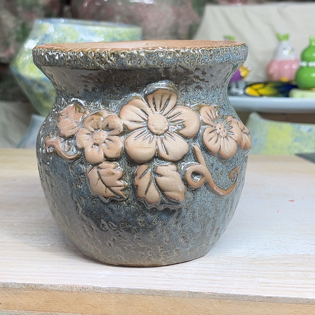 陶瓷绿植多肉微瑕花盆外口径：10*11