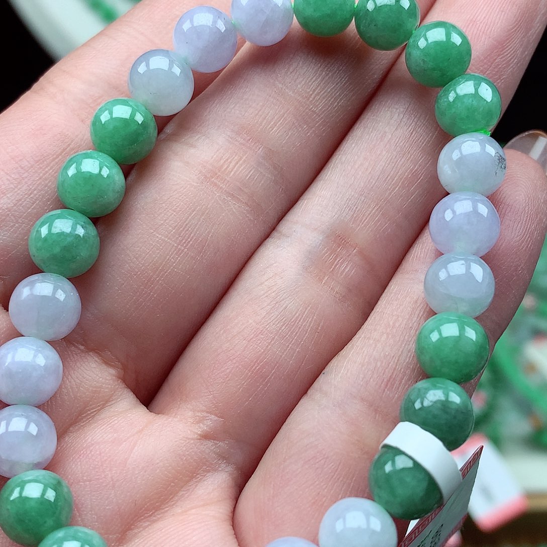 翡翠未镶嵌毛衣链