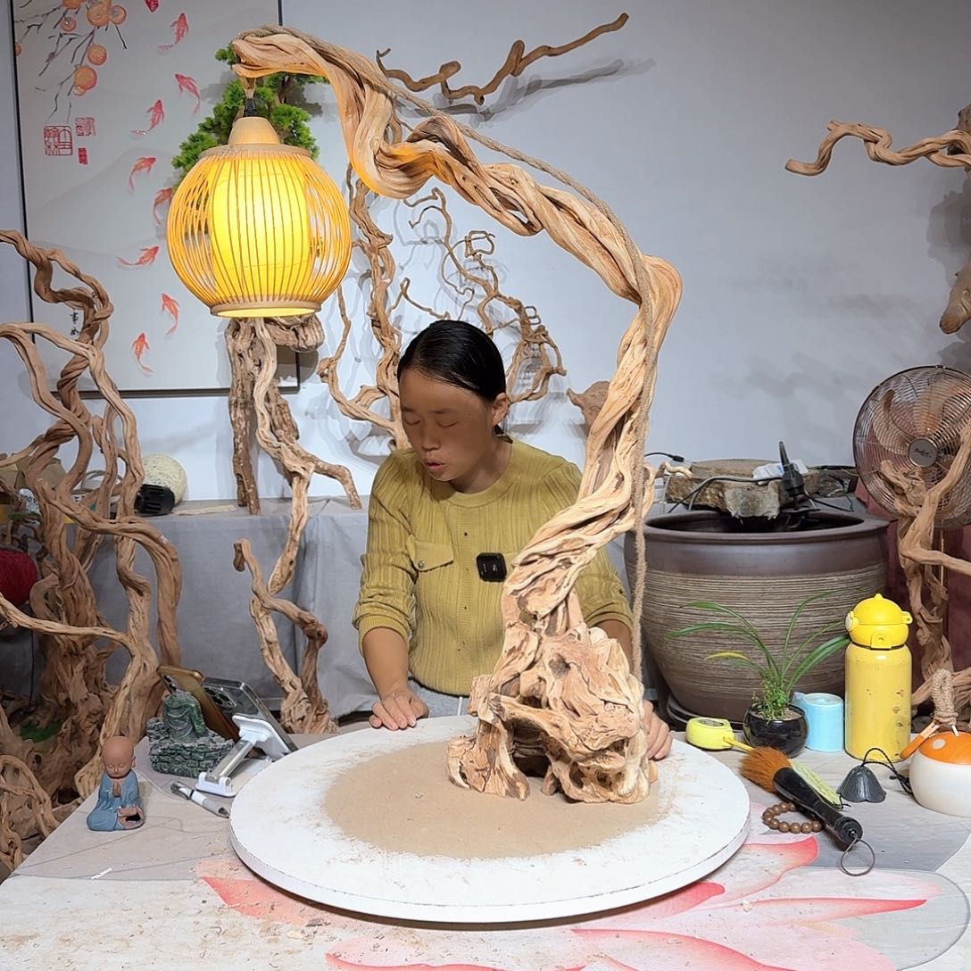 盛***）杜鹃根艺术中心根艺术