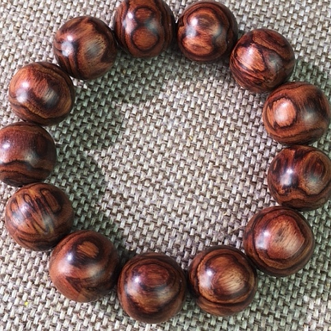 黄花梨/降香黄檀手串/手链海南黄花梨鬼脸