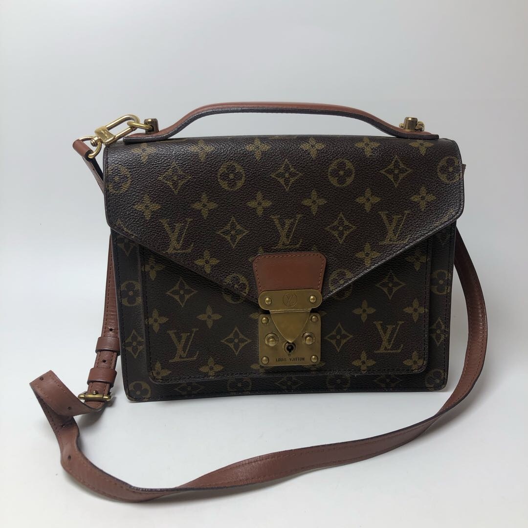 95新 LouisVuitton/路易威登 Monceau 蒙梭 邮差中古包86年 01703