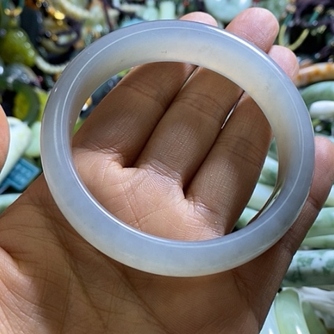 岫玉手镯未镶嵌58-59口径