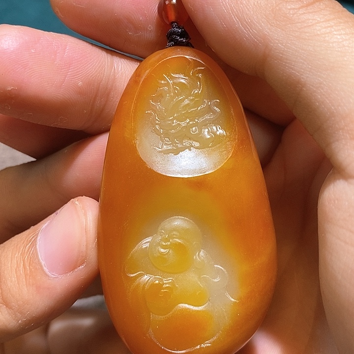 和田玉未镶嵌颈饰L8