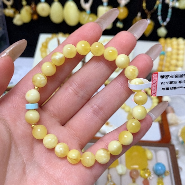 手链蜜蜡未镶嵌蜜蜡手串